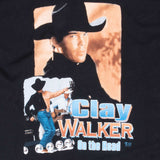 Vintage Clay Walker On The Road 1990S Tee Shirt Size Large Made In Usa