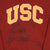 Vintage USC Russell Red Hoodie Sweatshirt 2000S Size Medium