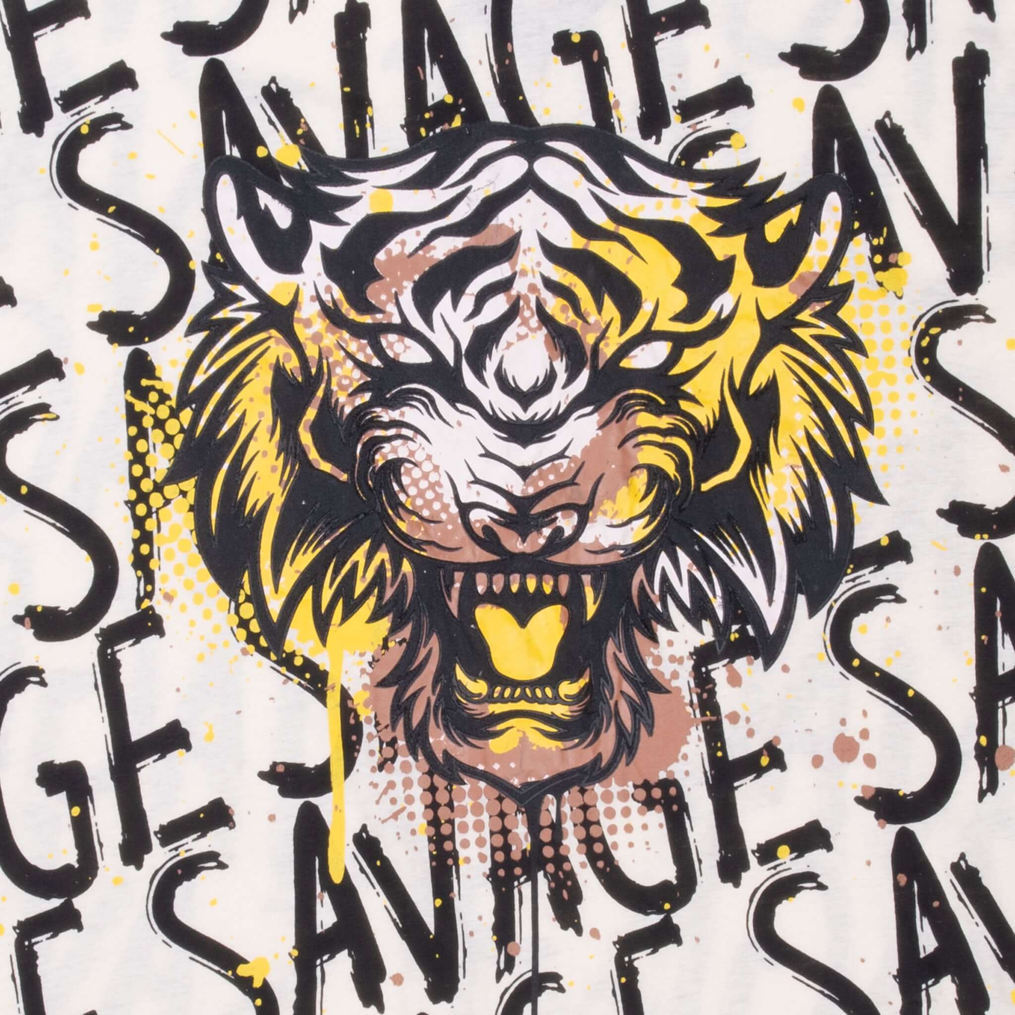 All Over Print Tiger Savage Southpole Tee Shirt Size 2XL