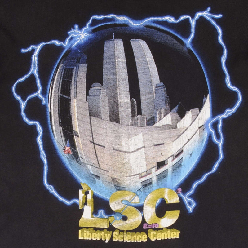 Vintage Liberty Science Center New York Tee Shirt 1990S Size Medium