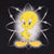 Vintage Looney Tunes Tweety Atom Tee Shirt 1998 Size XL