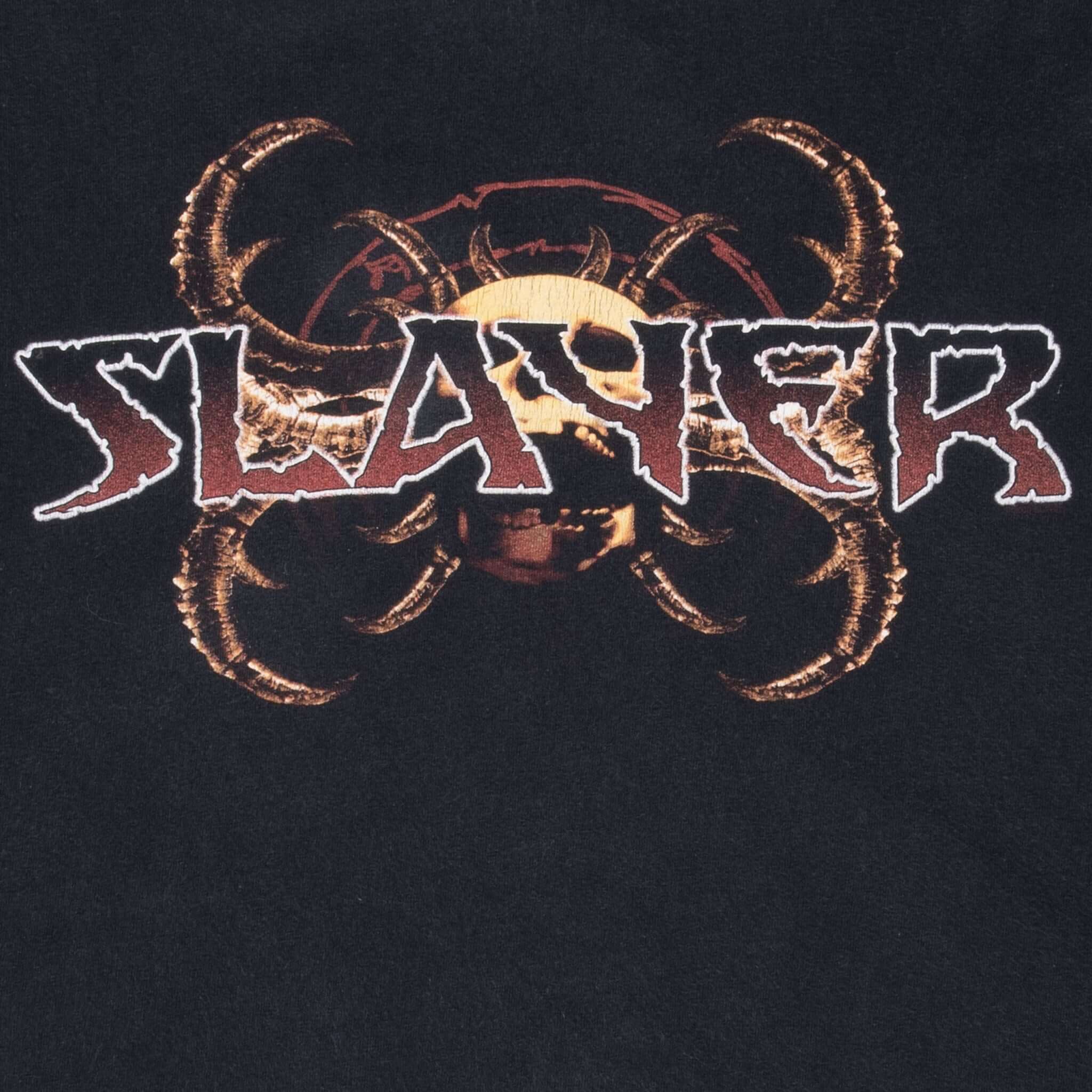 Vintage Slayer 2000 Black Tee Shirt Size XL