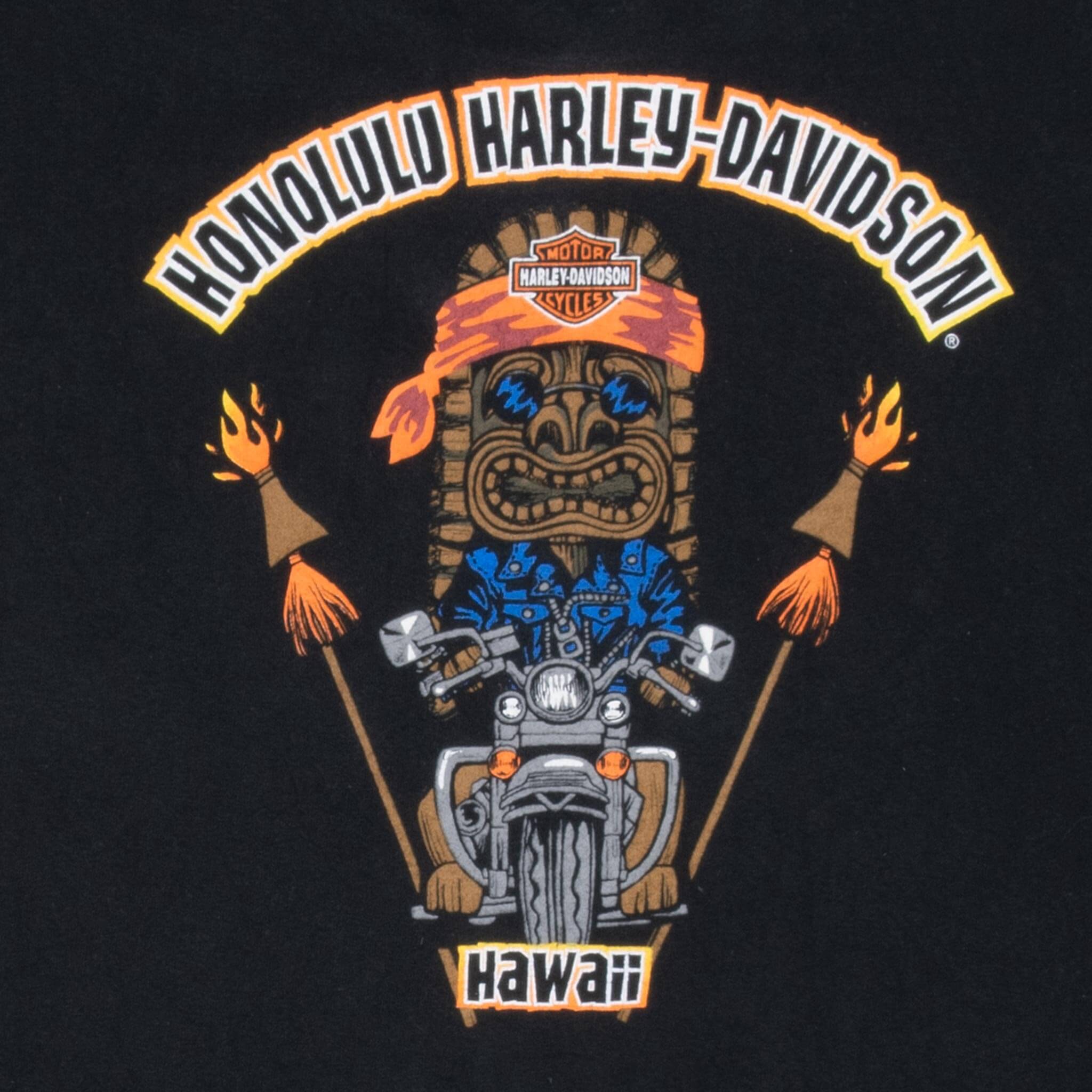 Vintage Harley Davidson Honolulu Hawaii 2000S Tee Shirt Size 2XL