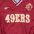Vintage Nfl San Francisco 49Ers 1996 50th Anniversary Reebok Pull Over Jacket Size Medium