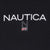 Vintage Nautica Blue Long Sleeve Tee Shirt 2000S Size Medium
