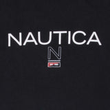 Vintage Nautica Blue Long Sleeve Tee Shirt 2000S Size Medium