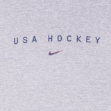 Vintage Nike Hockey Team Tee Shirt 1990S Size Large Made In Usa