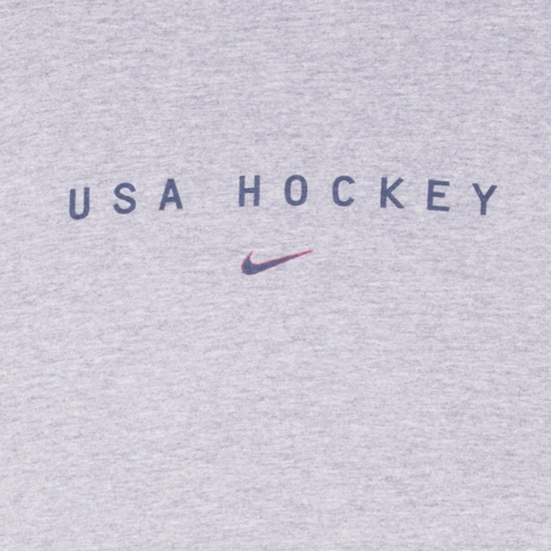 Vintage Nike Hockey Team Tee Shirt 1990S Size Large Made In Usa