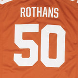 Vintage NFL Ncaa Texas Longhorns Rothans #50 Nike Jersey Size Xl Deadstock