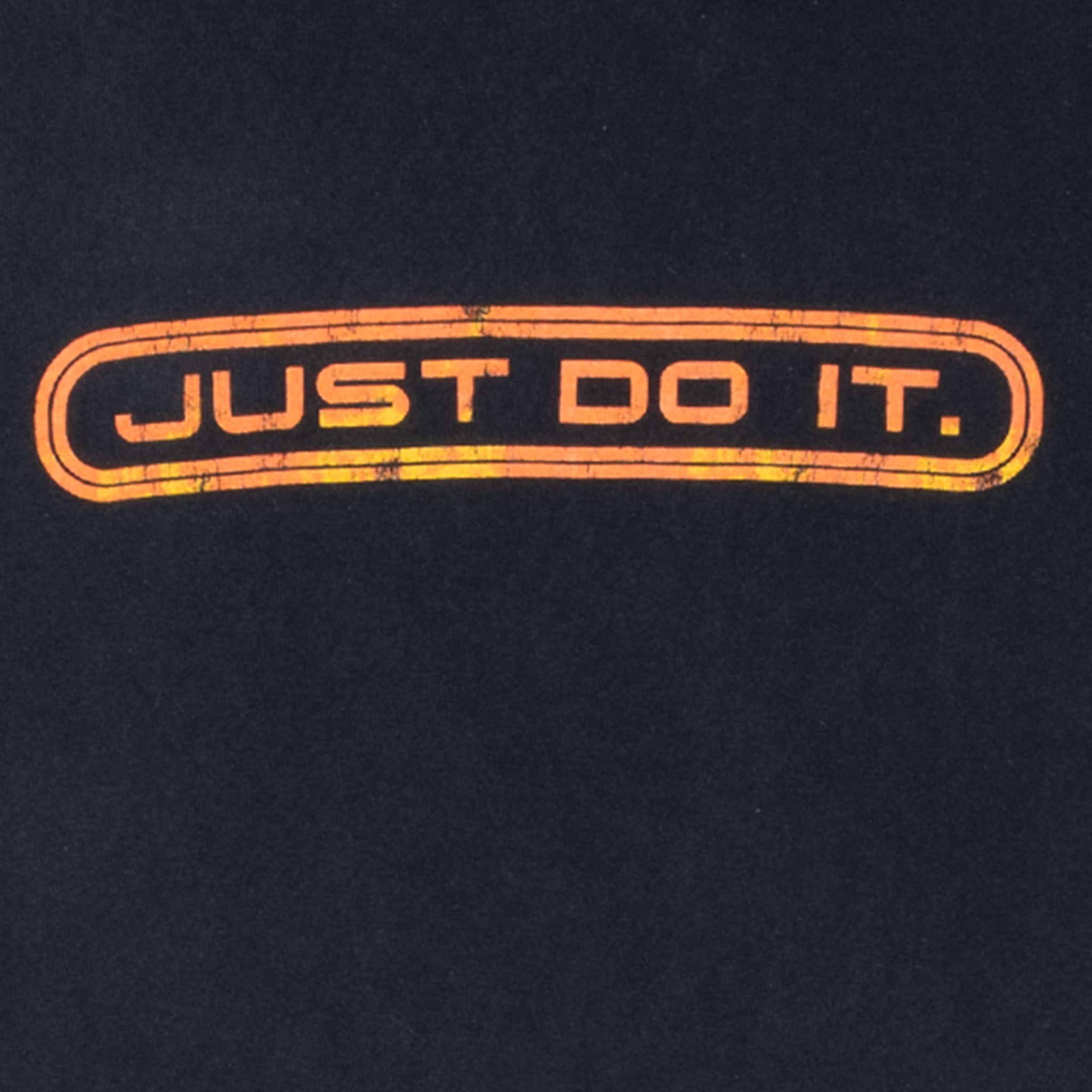 Vintage Nike Just Do It Black Tee Shirt 2000S Size XL