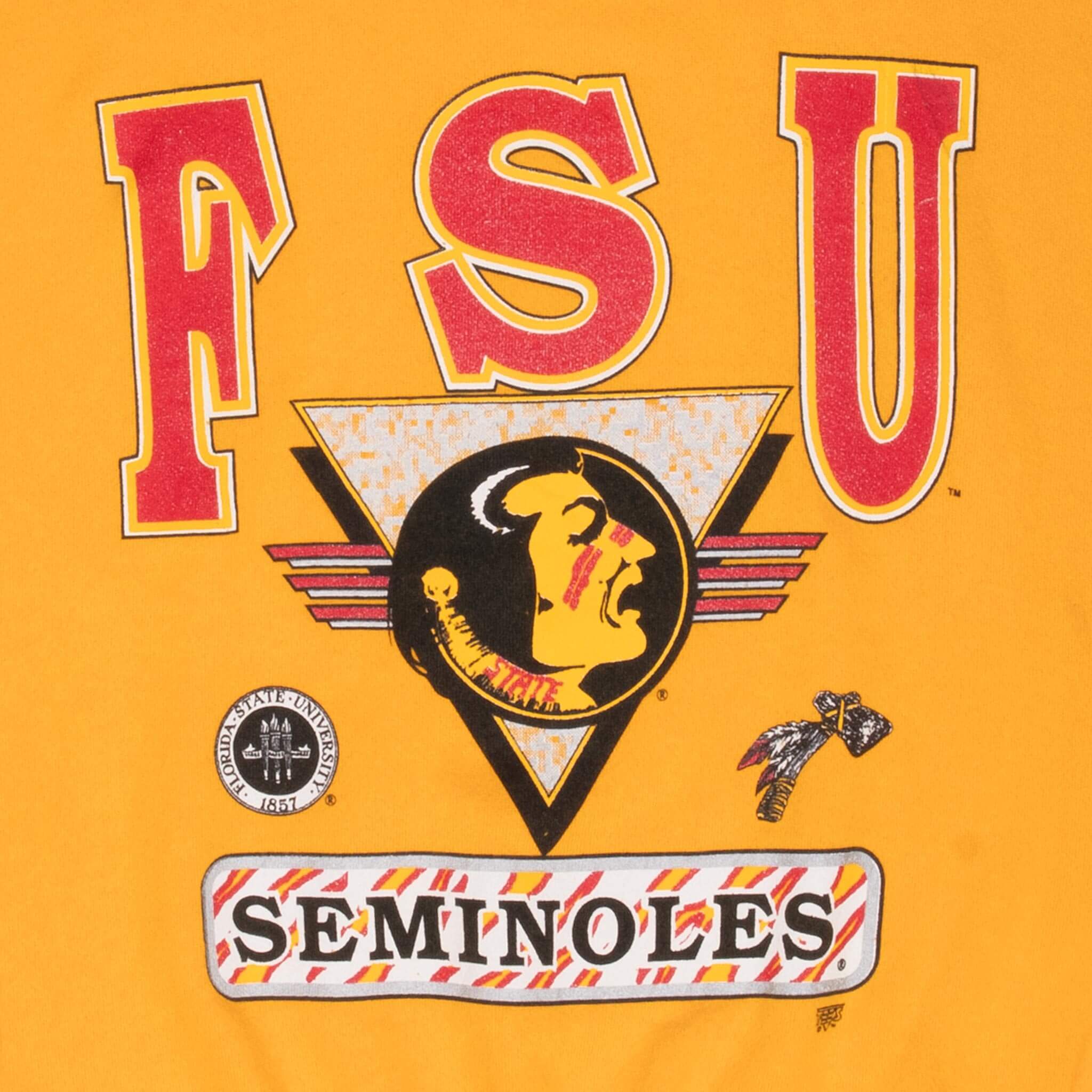 VINTAGE FLORIDA STATE SEMINOLES FSU SWEATSHIRT 1990S XL MADE IN USA