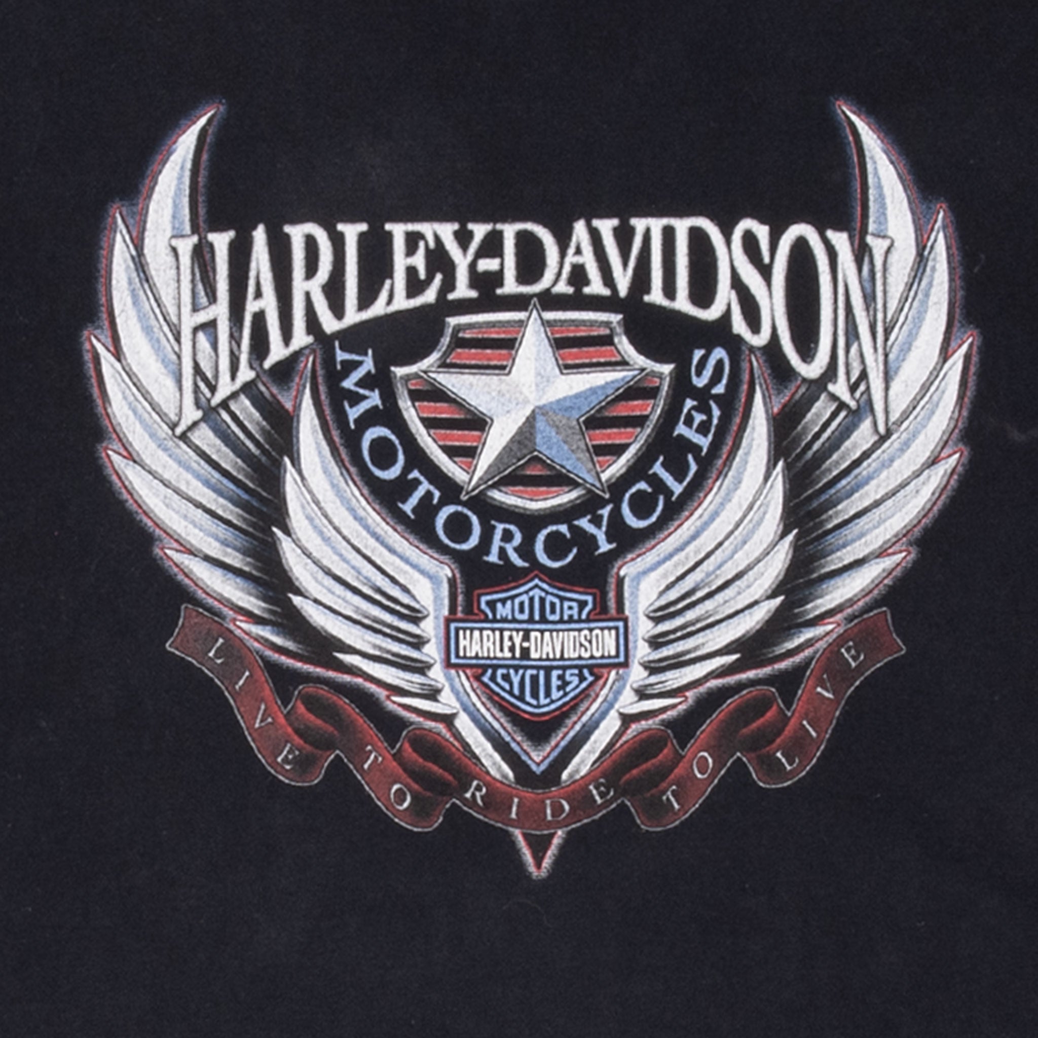VINTAGE HARLEY DAVIDSON ROCKVILLE 2002 TEE SHIRT LARGE MADE IN USA