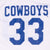 Vintage Nfl Dallas Cowboys #33 1980S Rawlings Jersey Size XL