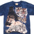 VINTAGE THE MOUNTAIN ANIMAL PRINT TIGERS LIONS PANTHERS TEE SHIRT 2002 LARGE