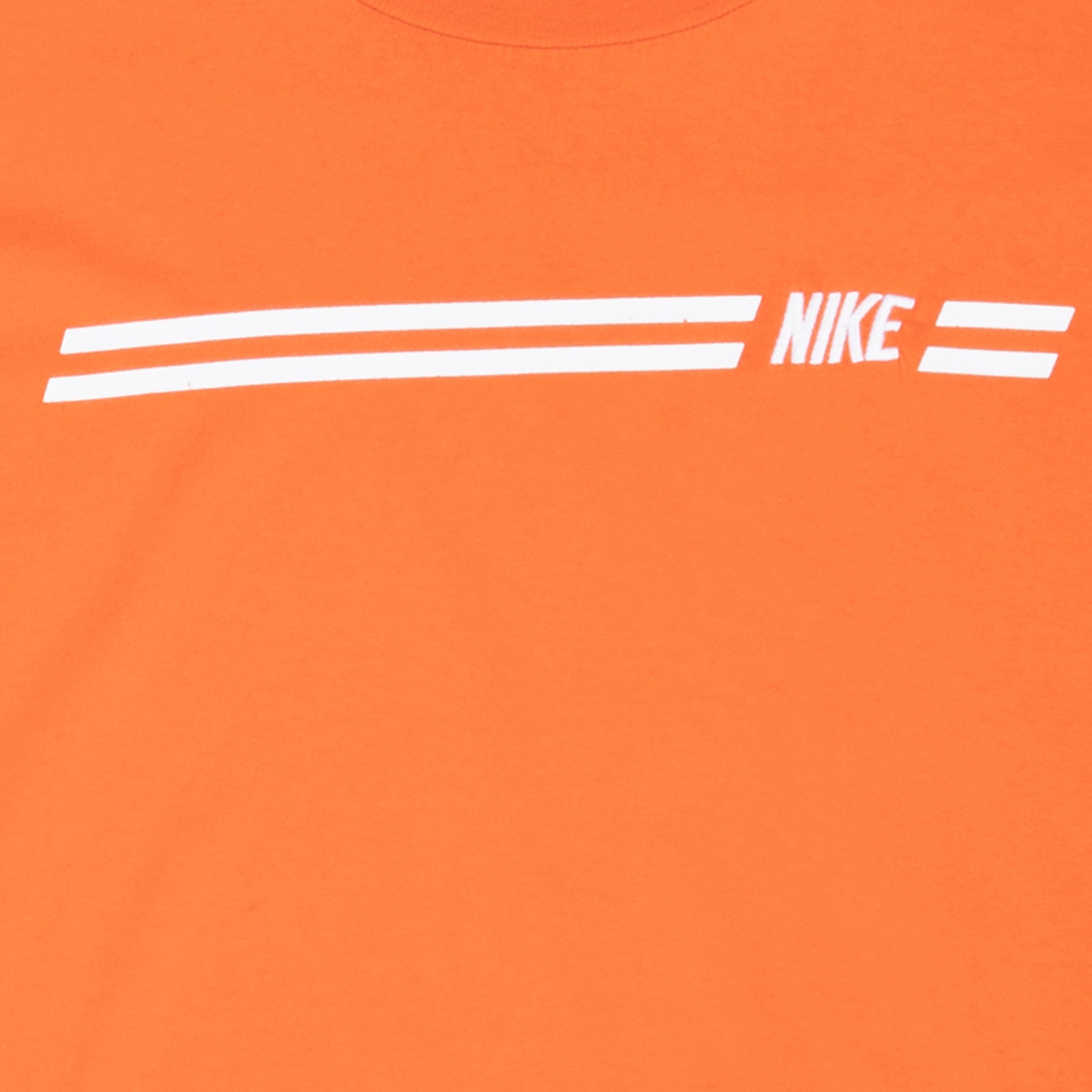 Vintage Nike Orange Tee Shirt 2000S Size Large