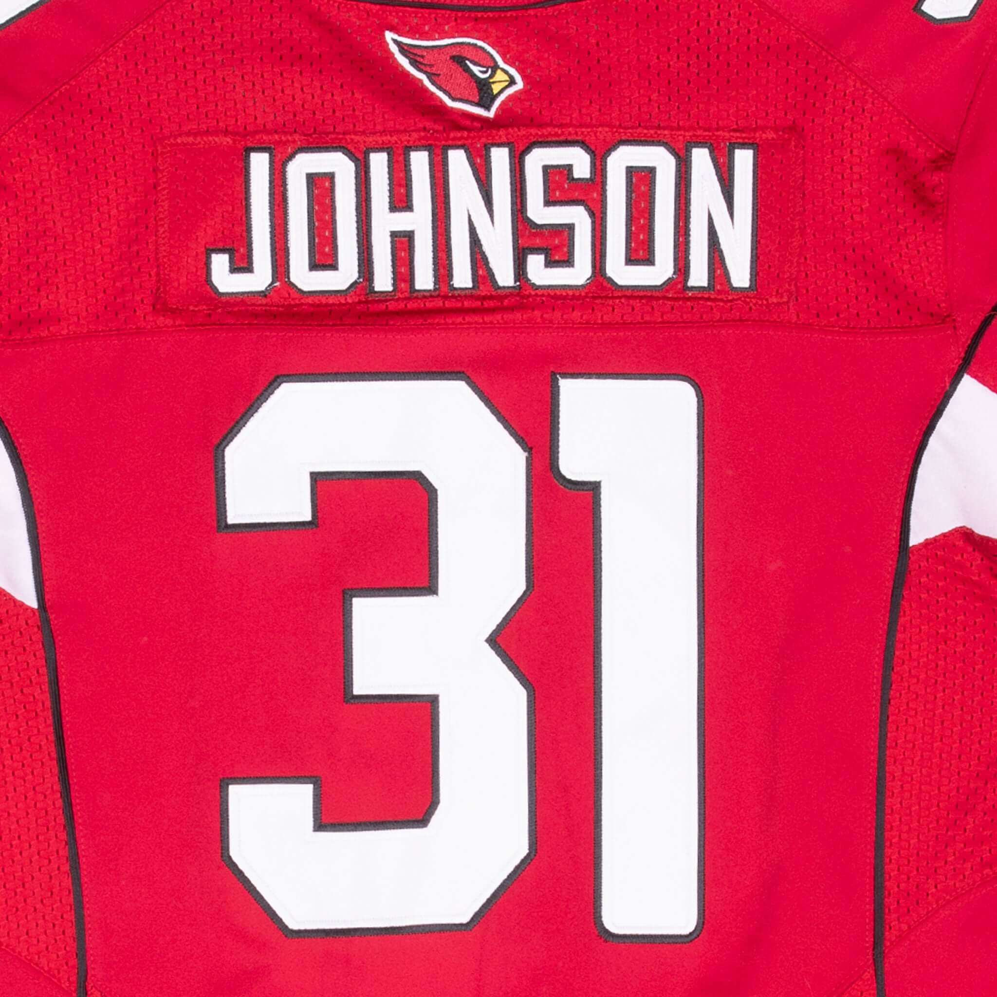 Vintage Nfl Arizona Cardinals Johnson #31 Nike Jersey 2010S Size 44