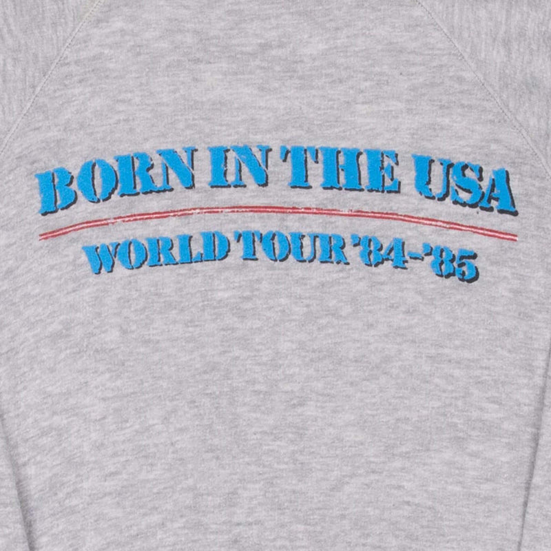 Vintage Bruce Springsteen & The E Street Band World Tour 1985 Sweatshirt Size Large