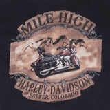 Vintage Harley Davidson High Mile Tee Shirt 2007 Size Large Made In Usa