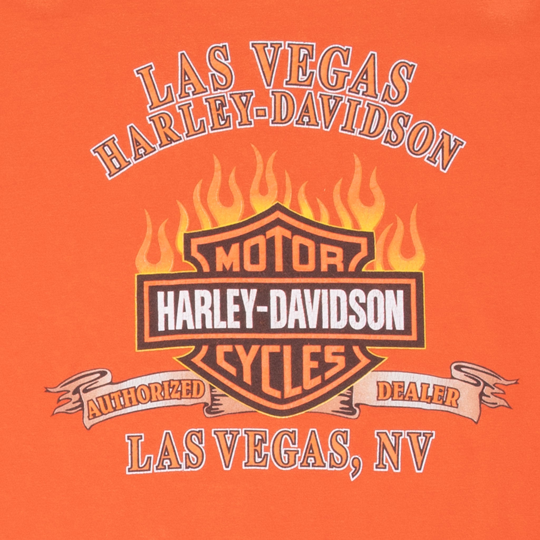 Vintage Harley Davidson Las Vegas Long Sleeve Tee Shirt 2002 Size Large