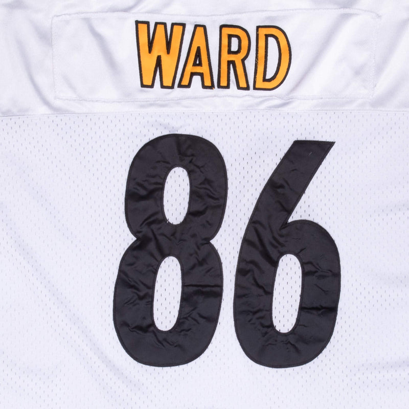 Vintage Nfl Pittsburgh Steelers Hines Ward #86 Mitchell & Ness Jersey 2005 Size 60