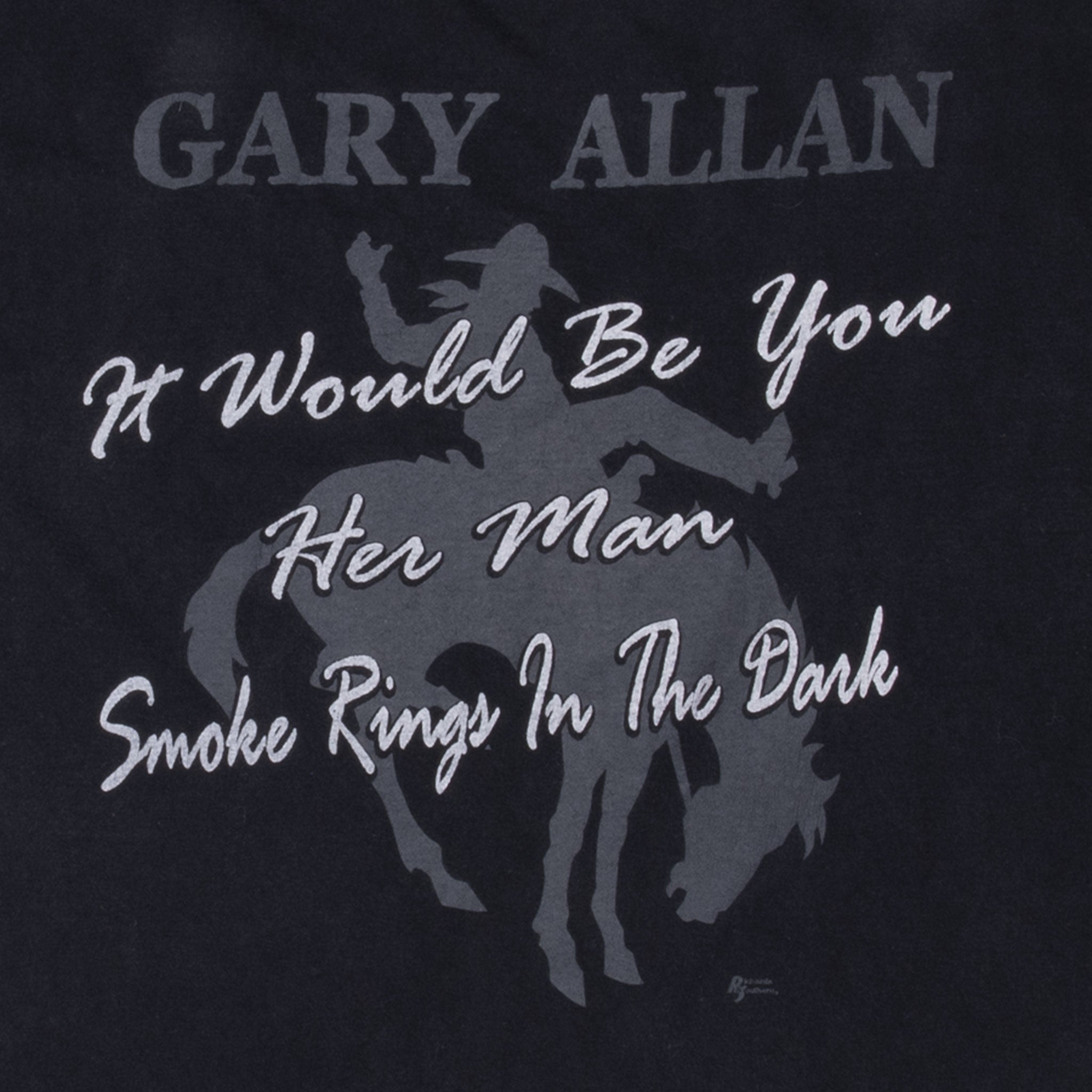 Vintage Gary Allan 1990S Tultex Tee Shirt Size Large