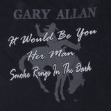 Vintage Gary Allan 1990S Tultex Tee Shirt Size Large
