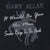 Vintage Gary Allan 1990S Tultex Tee Shirt Size Large
