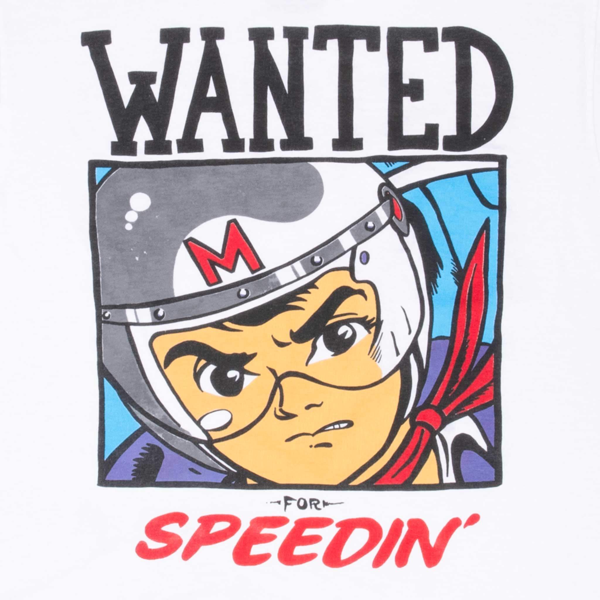 Vintage Speed Racer Wanted For Speeding Early 1990S Tee Shirt Size Large Made In Usa With Single Stitch Sleeves