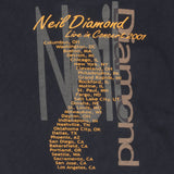 Vintage Neil Diamond In Live Concert 2001 Tee Shirt Size XL