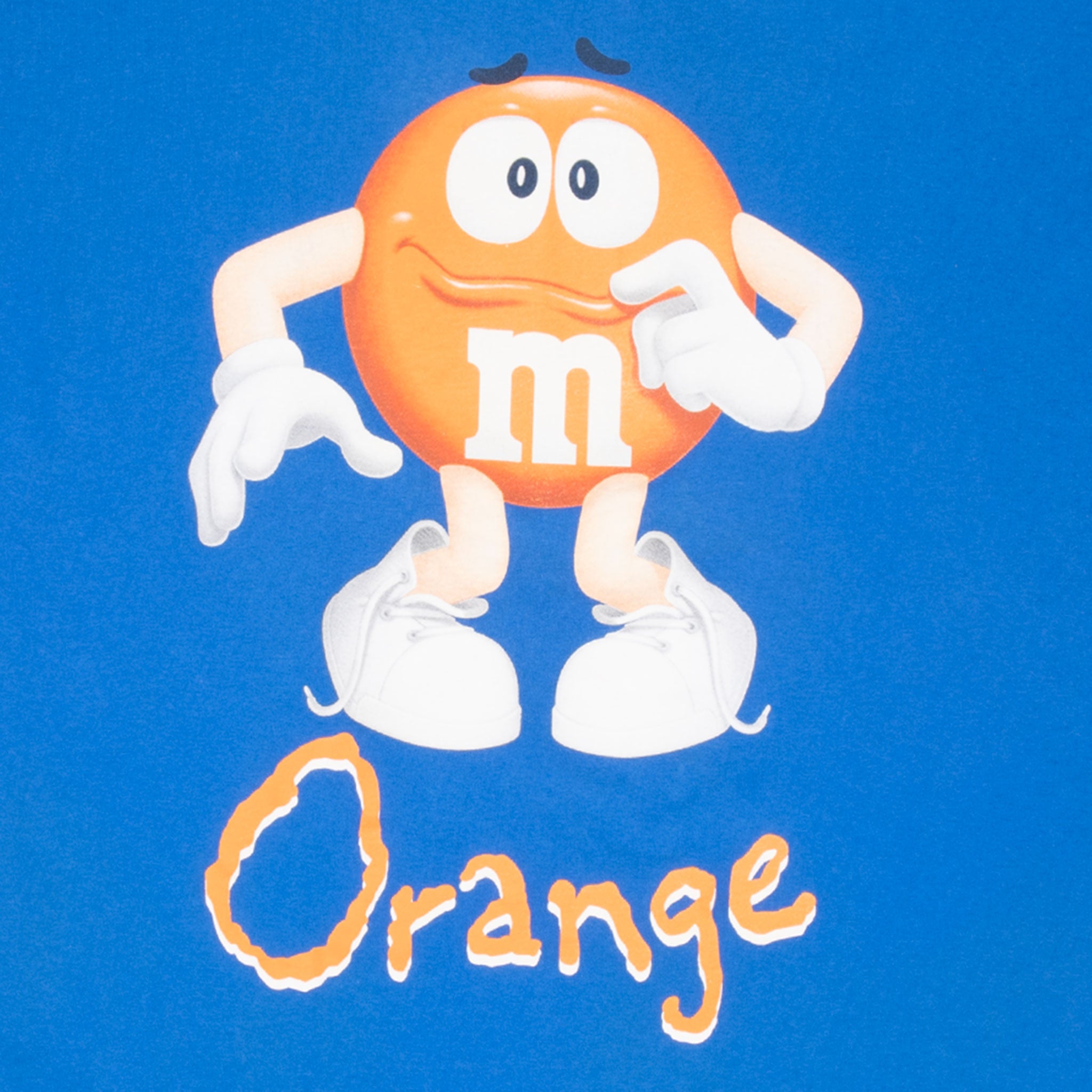 Vintage Orange M&M's Chocolate Blue Tee Shirt 2011 Size 2XL