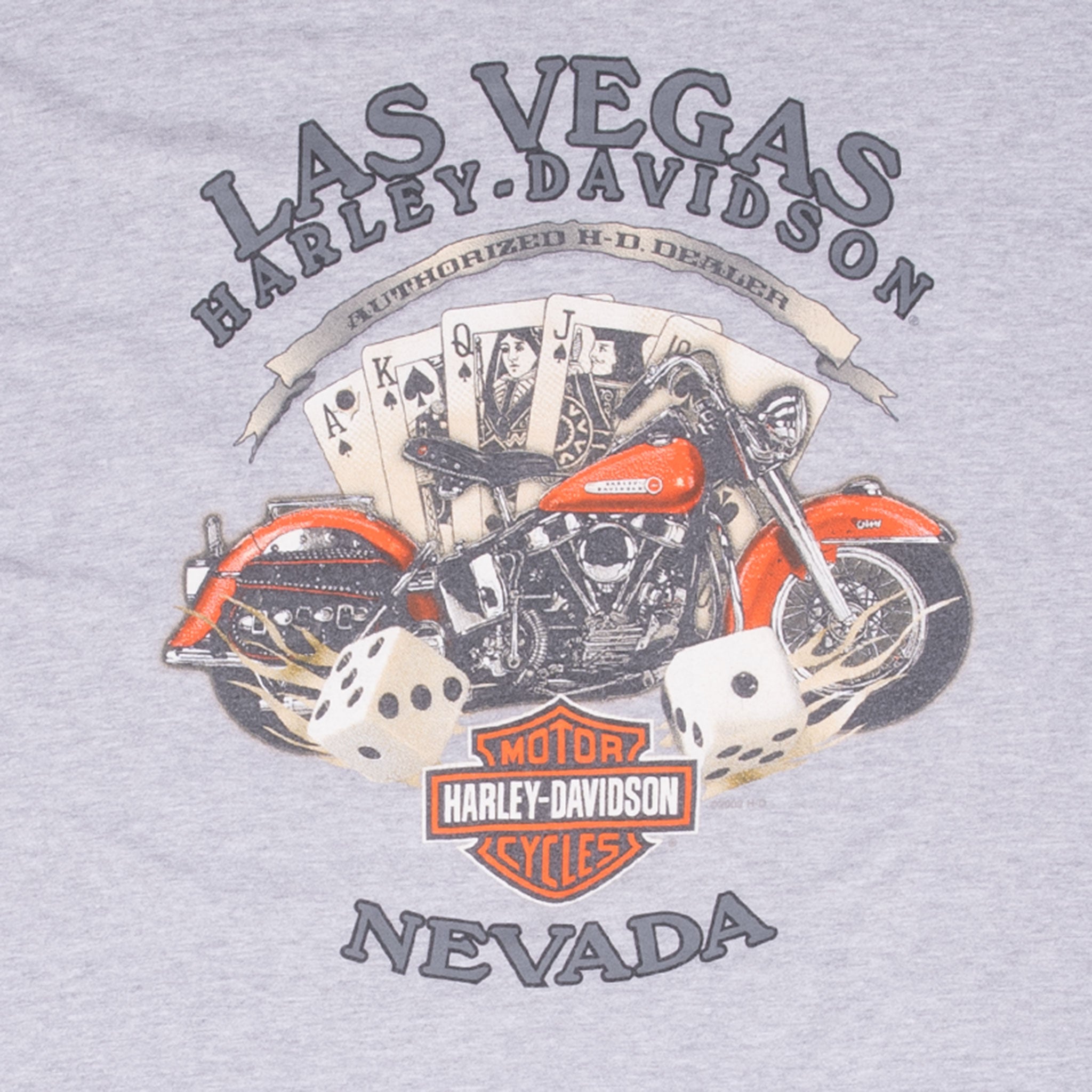 Vintage Harley Davidson Las Vegas Tee Shirt 2007 Size XL Made In USA