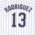 Vintage Mlb New York Yankees Rodriguez #13 Majestic Jersey 2000S Size Medium Made In Usa