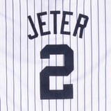 Vintage Mlb New York Yankees Derek Jeter #13 Majestic Jersey 2000S Size XL Made In Usa