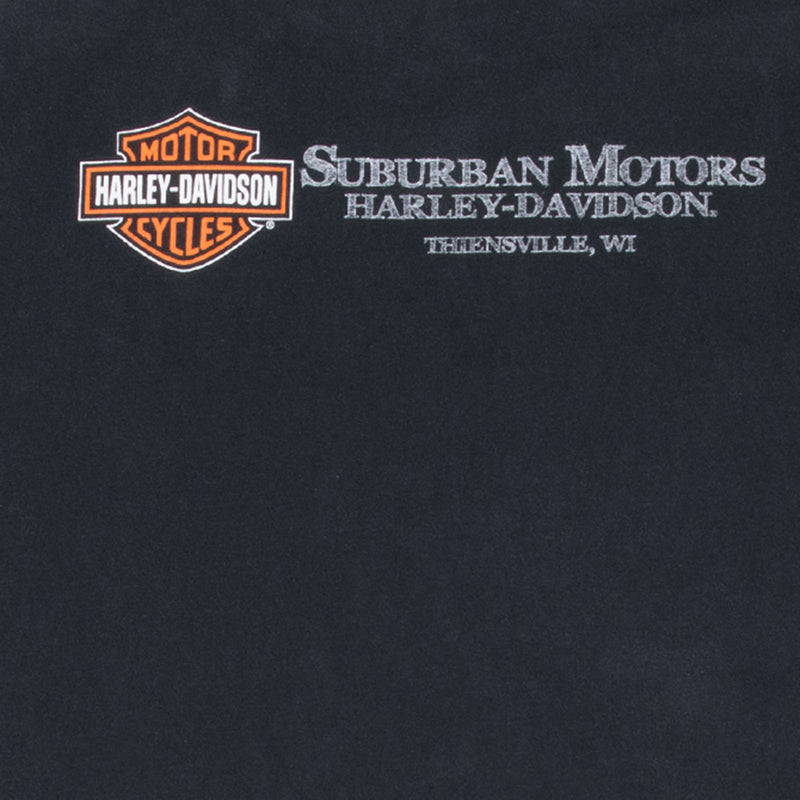 Vintage Harley Davidson Thiensville Wisconsin Tee Shirt 2011 Size 2XL