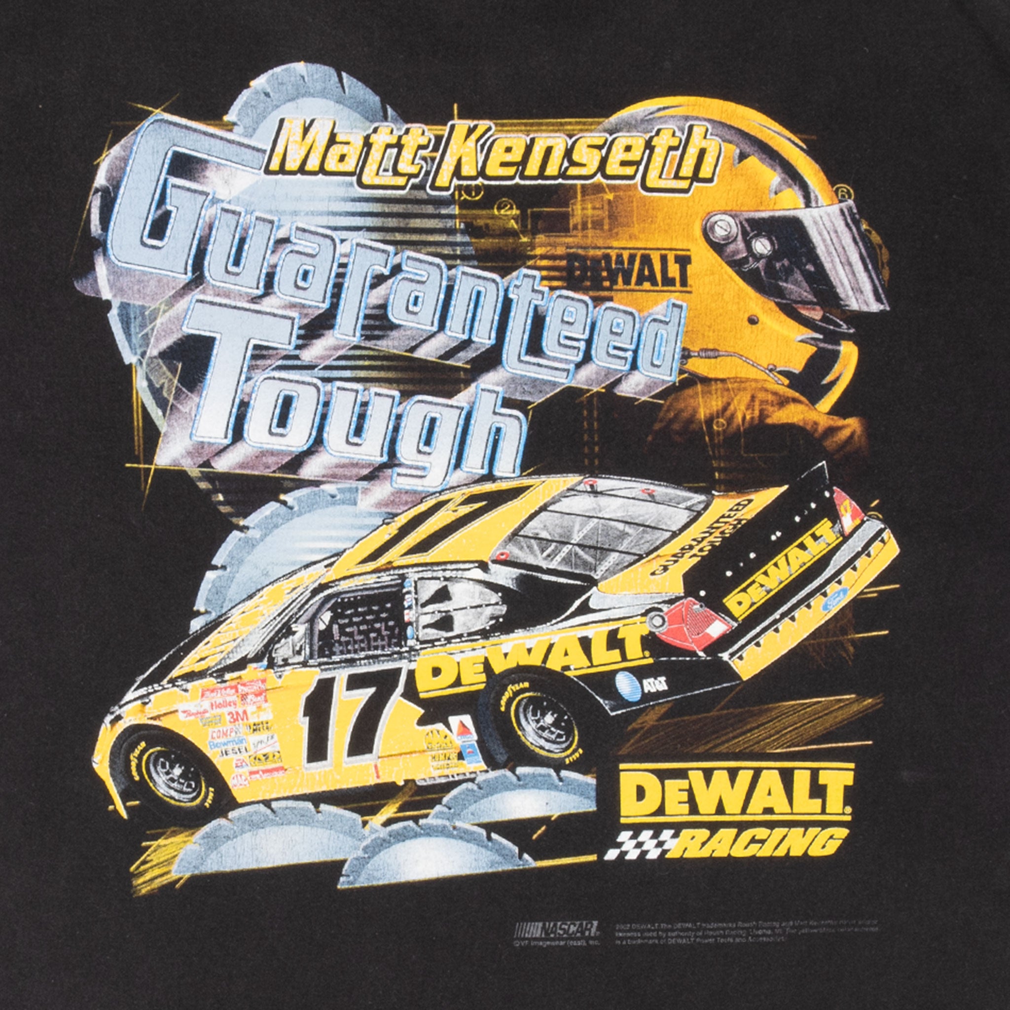 VINTAGE NASCAR RACING MATT KENNETH 2002 TEE SHIRT LARGE