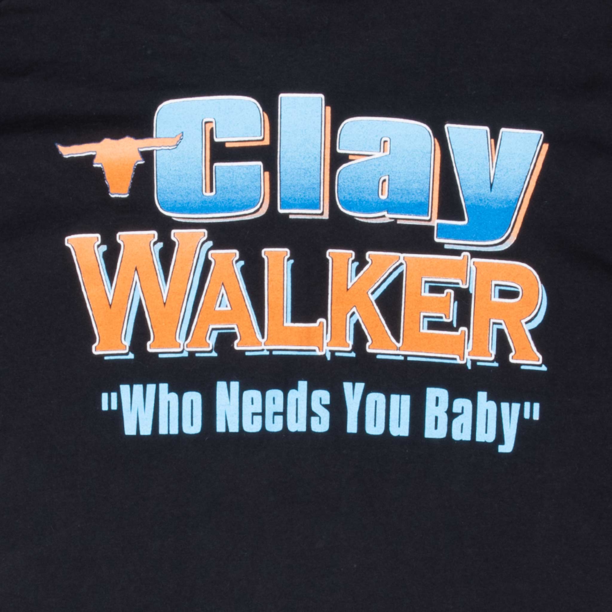 Vintage Clay Walker On The Road 1990S Tee Shirt Size Large Made In Usa