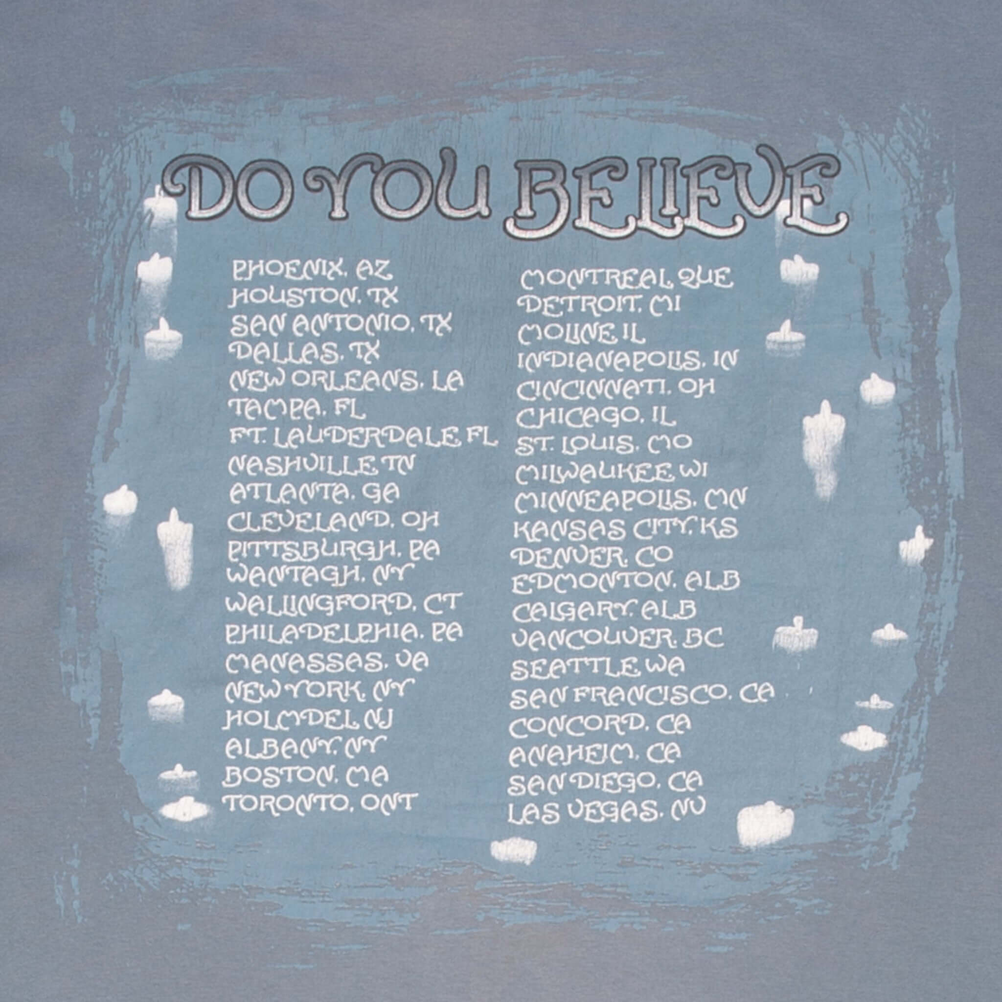 Vintage Cher Do You Believe 1990S Tee Shirt Size Large