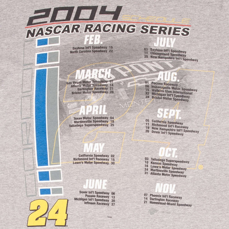 Vintage Nascar Jeff Gordon 2004 Tee Shirt Size Medium