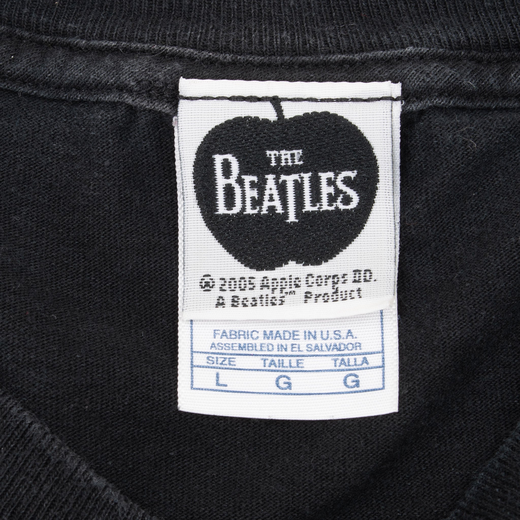 Vintage The Beatles Let It Be 2005 Tee Shirt Size Large