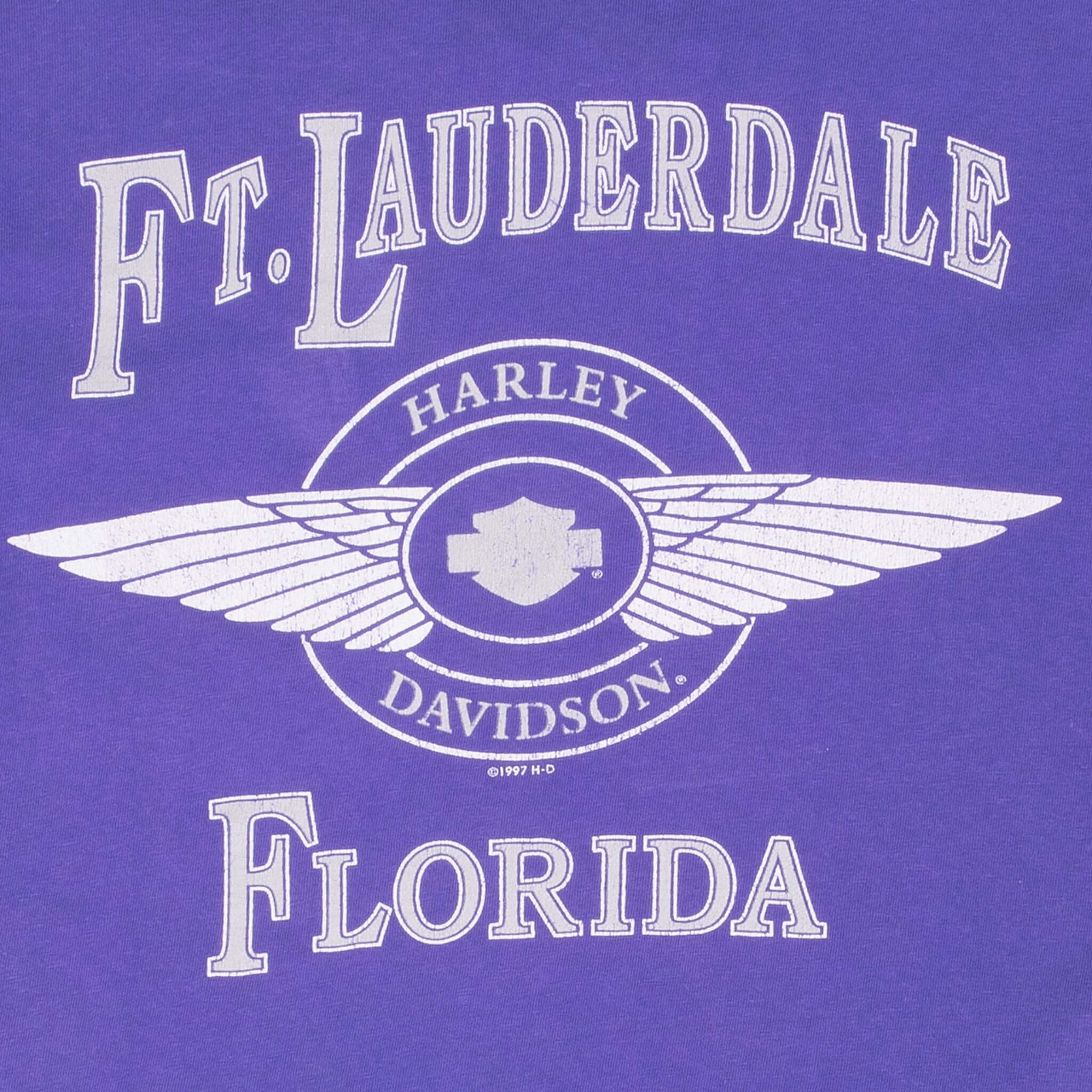 VINTAGE HARLEY DAVIDSON FLORIDA POCKET TEE SHIRT 1997 MEDIUM MADE IN USA