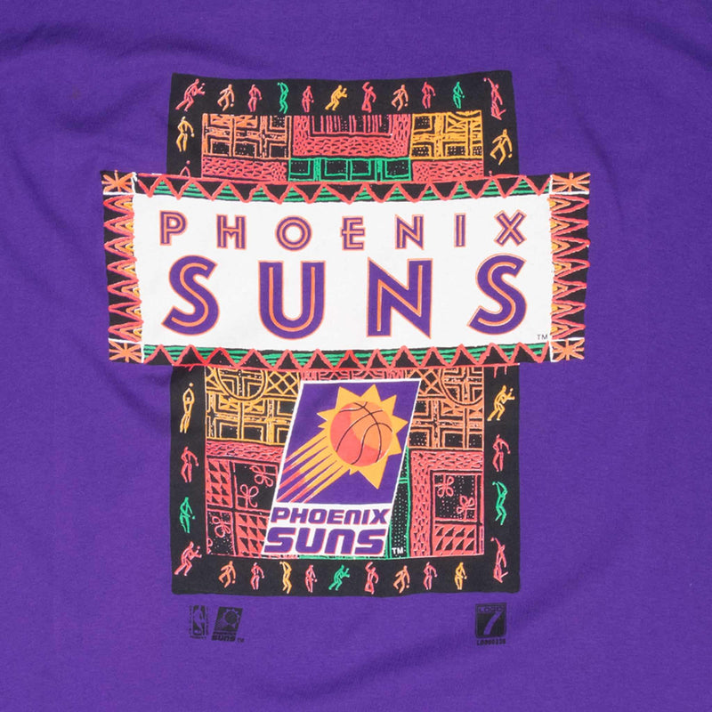 Vintage Nba Phoenix Suns 1990S Purple Tee Shirt Size 2XL