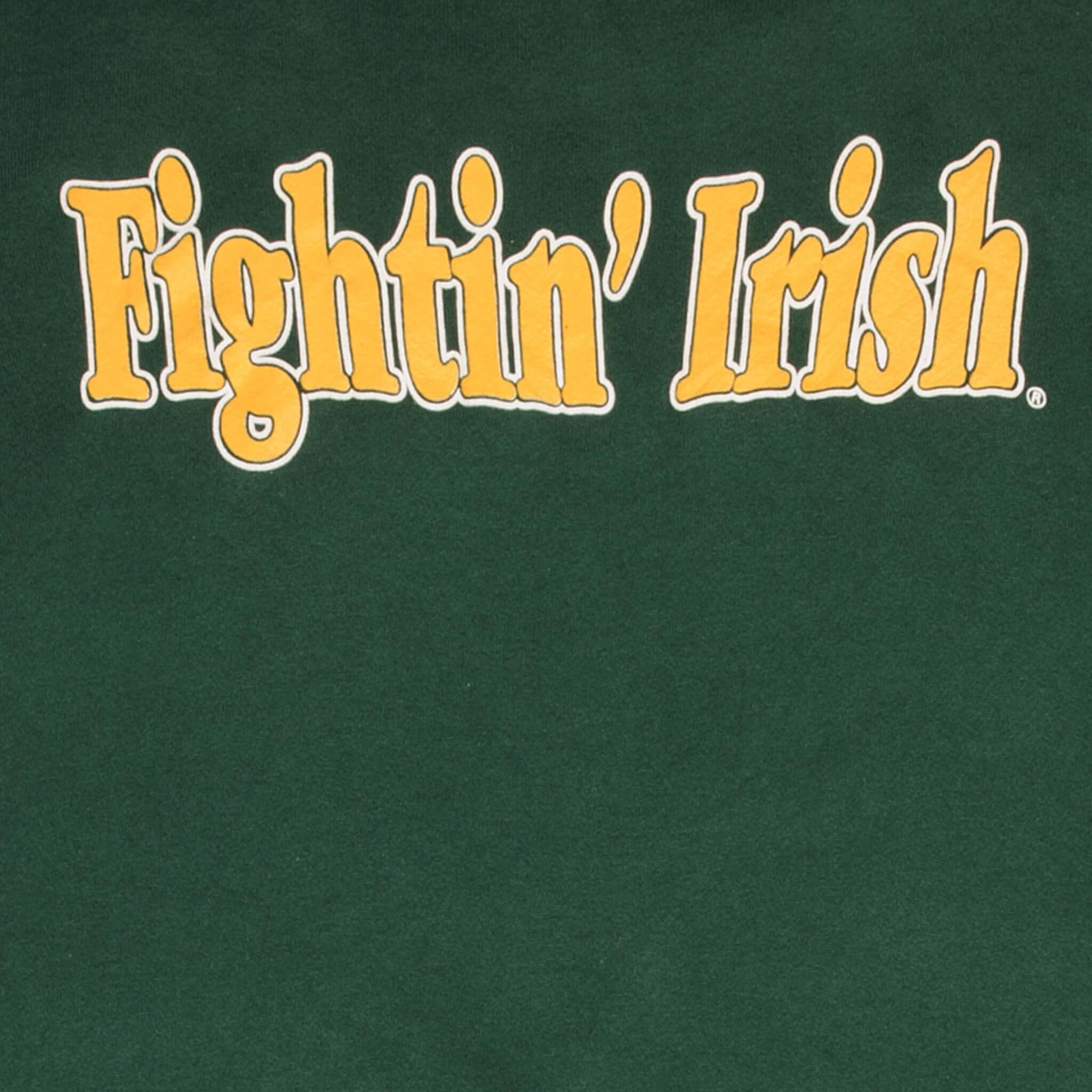 VINTAGE NCAA NOTRE DAME UNIVERSITY IRISH SWEATSHIRT 1990S SIZE XL MADE IN USA