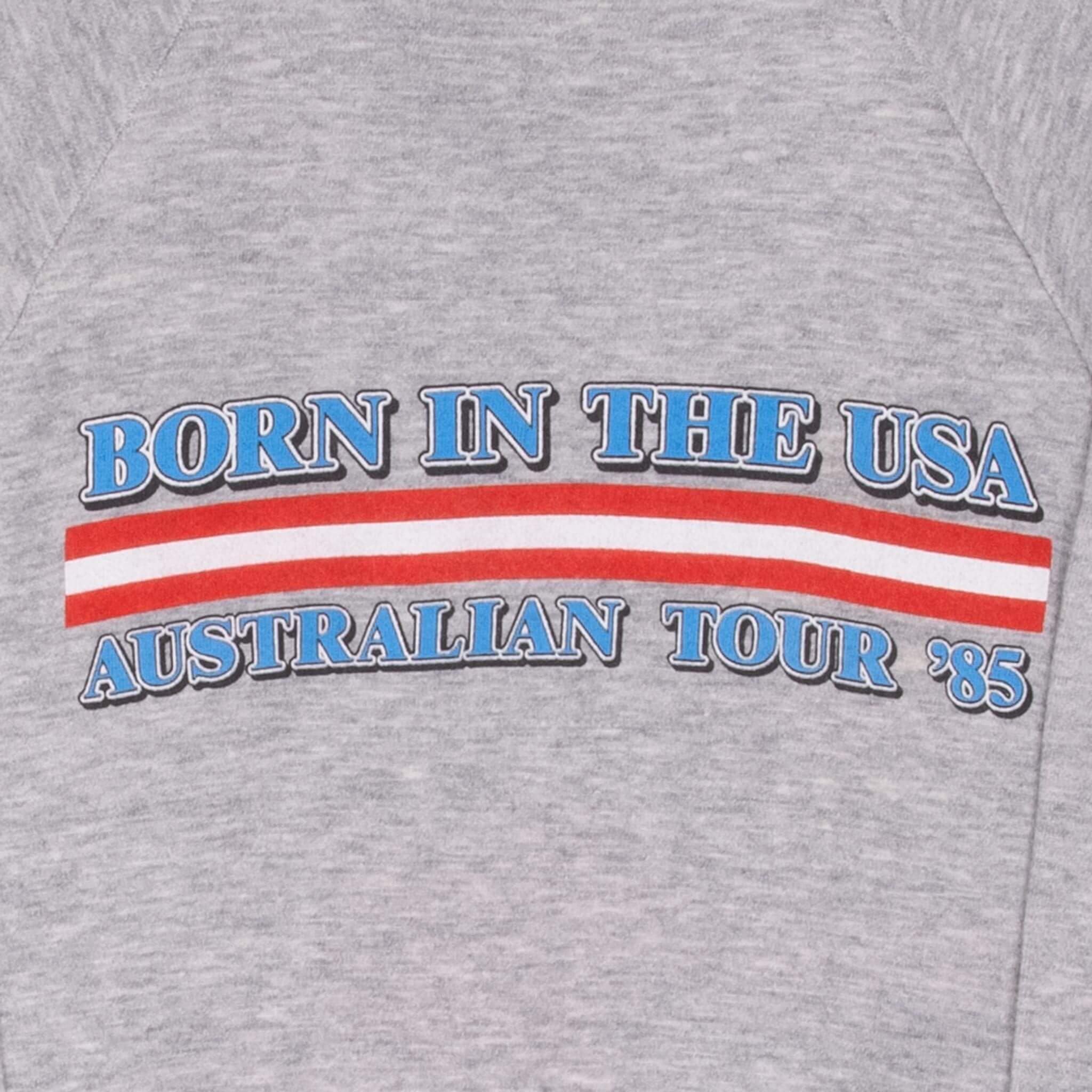 Vintage Bruce Springsteen & The E Street Band Australian Tour 1985 Signal Label Sweatshirt Size Small