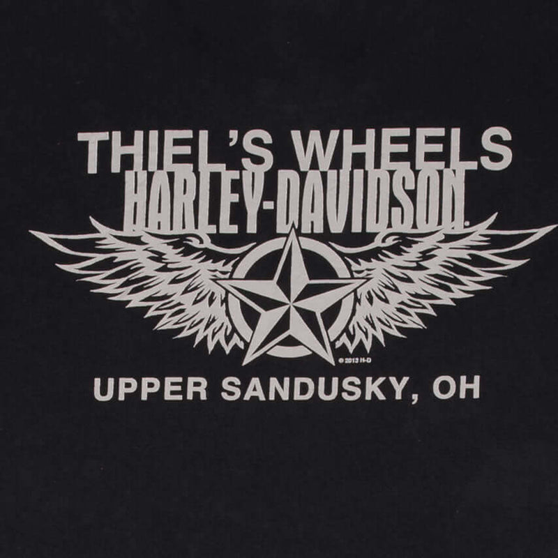 Vintage Harley Davidson Upper Sandusky Oh Tee Shirt Size 3XL