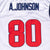 Vintage Nfl Houston Texans Andre Johnson #80 Reebok Jersey 2000S Size 50