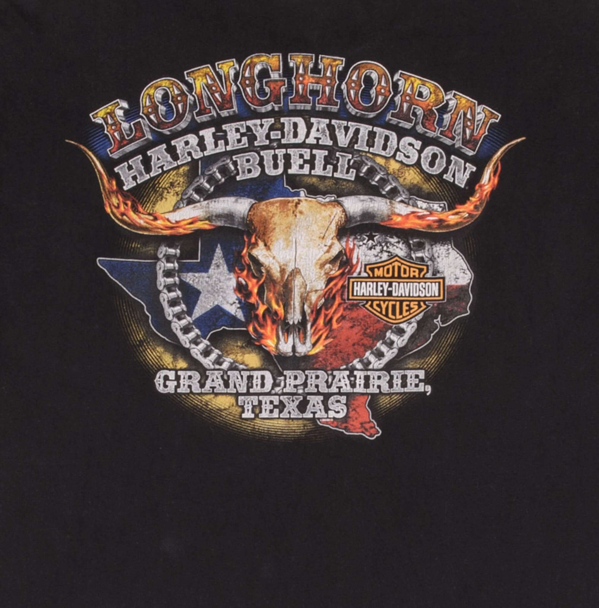 Vintage Harley Davidson Land Of Free Uncle Sam Tee Shirt 2005 Size XL