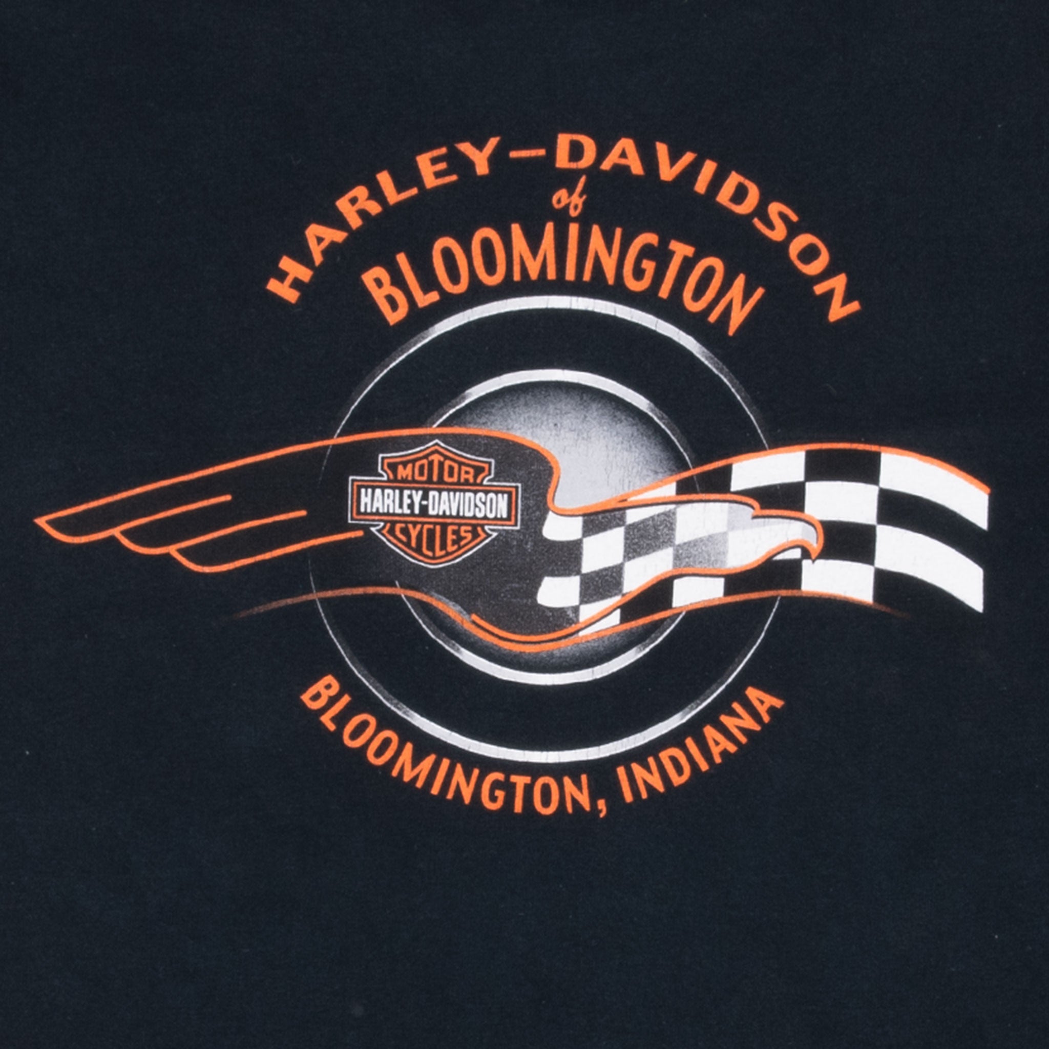 VINTAGE HARLEY DAVIDSON FLAME LONG SLEEVE TEE SHIRT 2002 XL