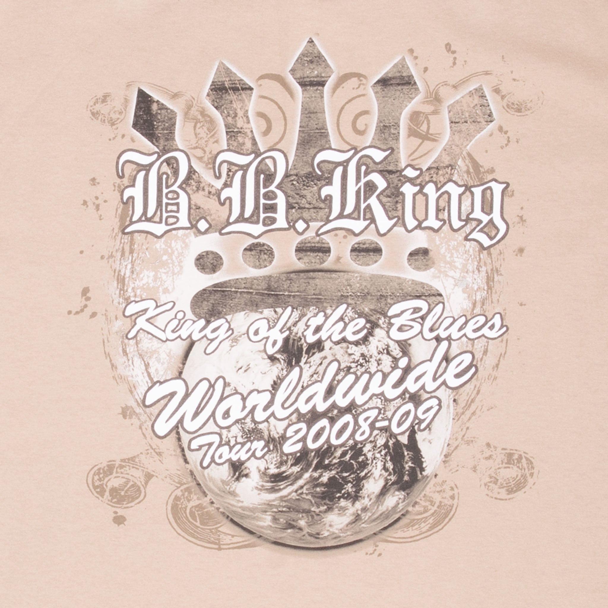 Vintage Bb King World Tour 2009 Tee Shirt Size XL