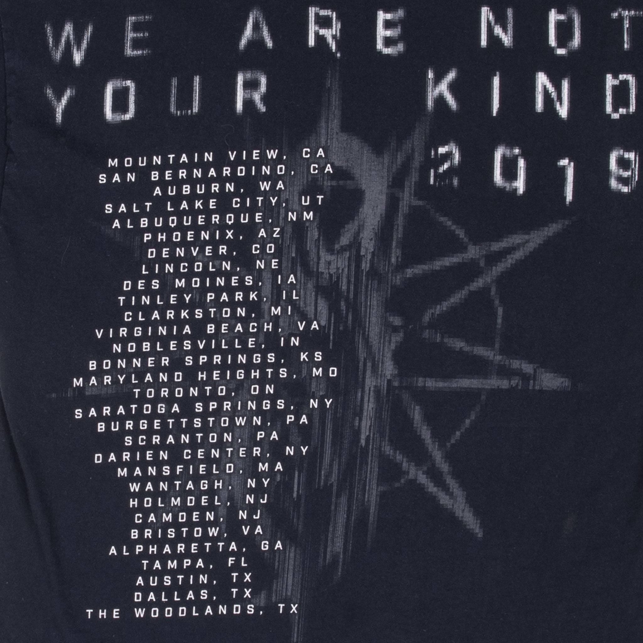 Vintage Slipknot We Are Not Your Kind Tour 2019 Tee Shirt Size Medium