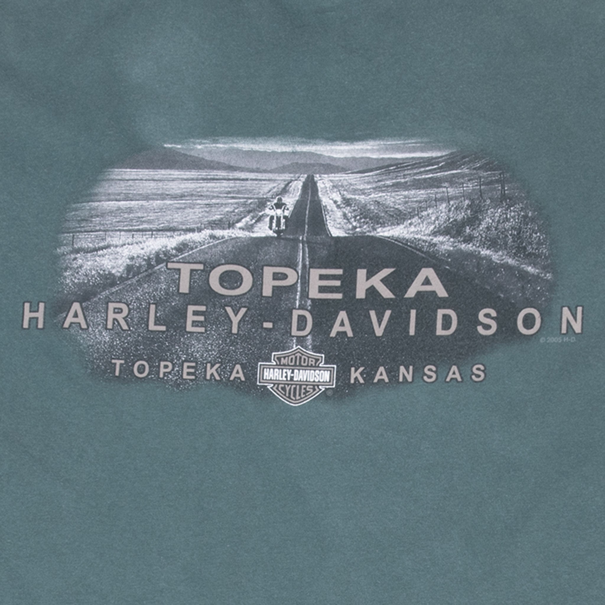 Vintage Harley Davidson Topkea 2005 Tee Shirt Size XL Made In Usa